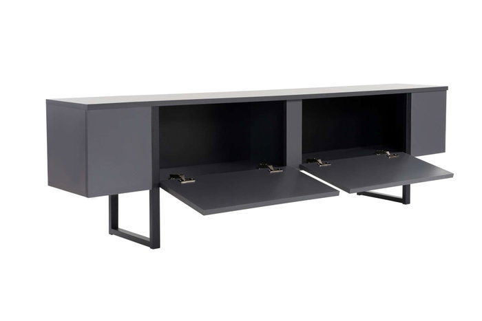 Nordure Soporte para TV Serenity Antracita y Negro
